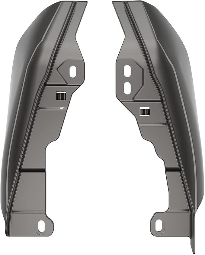 Advanblack 2024 RG Mid Frame Air Deflectors Compatible for Harley Touring Street Glide, Road King, Electra Glide, 2009-2025(Silver Flux)