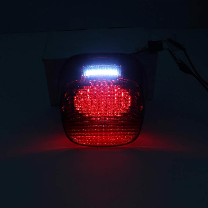 Eagle Lights Smoked Strobing LED Tail Light Upgrade for Harley Davidson Sportster/Softail/Touring/Dyna