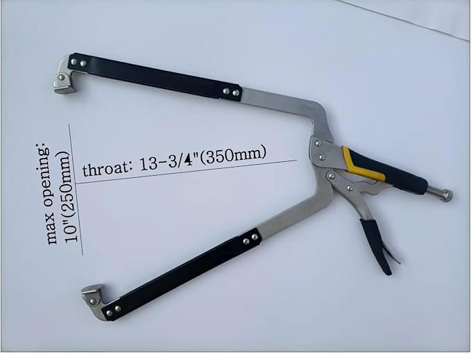 Xiao & Dao Pro Locking C-Clamp with Swivel Pads 22Inch(560mm) for Woodworking,Welding,Repairing,installation,clips mount tools,Etc 1-pack