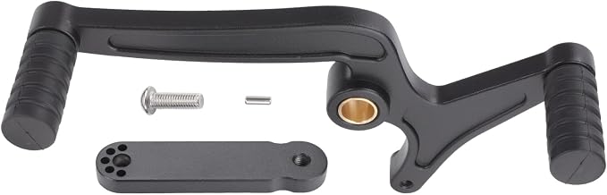 Motorcycle Heel Toe Gear Shift Lever for Indian Scout and Scout Sixty 2015-2024, CNC Aluminum Gear Shifter Lever Pedal, Shift Peg, Black (Black A)