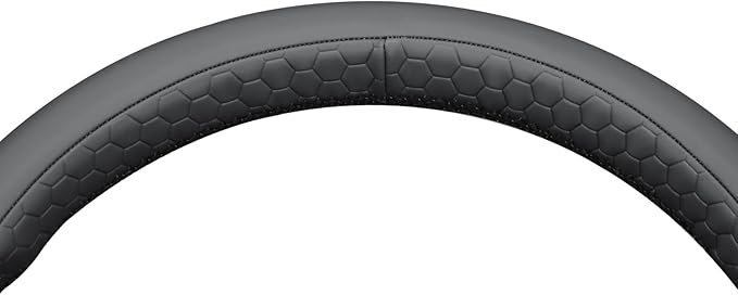 MEWANT DIY Stitching 3D Style Steering Wheel Cover Wrap for Tesla Model 3 Highland 2023-2025/Model Y 2025 Highland for Tesla Model 3/Model Y Accessories(3D Style)
