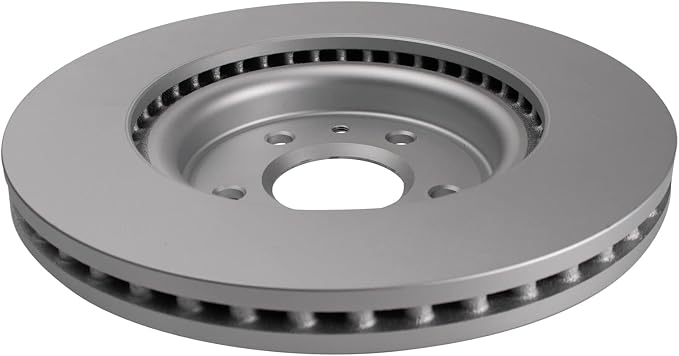 TRQ Front Brake Rotor Set G Coated Vented Compatible with 2011-2019 Ford Explorer 2009-2019 Flex 2010-2019 Taurus 2009-2012 Lincoln MKS 2010-2019 MKT
