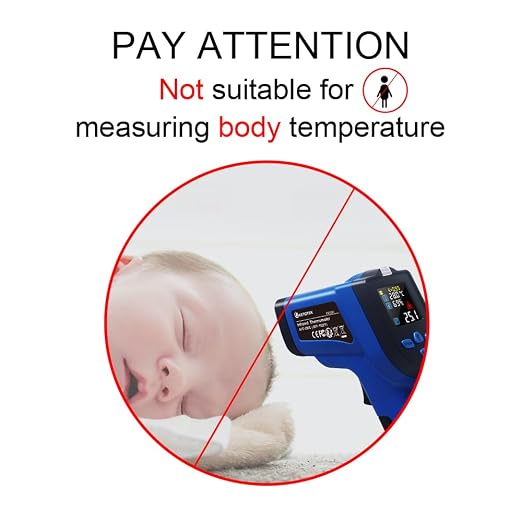 Ketotek Infrared Thermometer, Laser Temperature Gun Non Contact -58 to 1022°F with K Type Thermocouple Probe Humidity NCV Detector, Color LCD for Cooking Pizza Oven BBQ Freezer Industrial