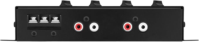 Taramps Crx4 Electronic 4 Way Crossover Rca Channels 8 Volts Rms Car Audio Processor Stereo Equalizer Great for Low/High with Bass Boost, Compact Size