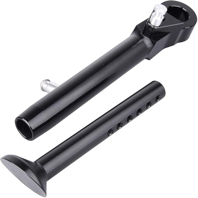 Motobiker Black Adjustable Kickstand Compatible with Yamaha R6S 1999-2010 /R6 99-05 /R1 1998-2008