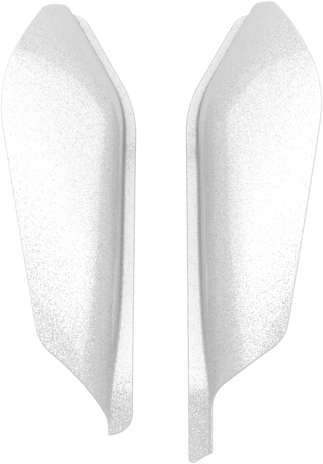 Advanblack 2024 RG Mid Frame Air Deflectors Compatible for Harley Touring Street Glide, Road King, Electra Glide, 2009-2025(White Hot Pearl)