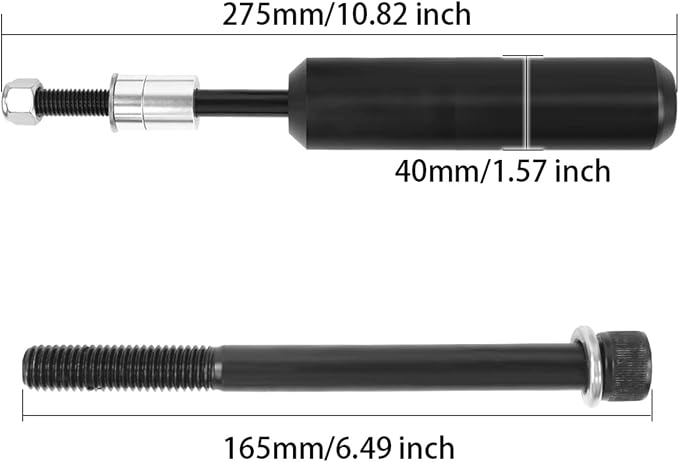 6.5" Motorcycle Frame Sliders Falling Crash Protector Upper Shock Mount Guards Falling Side Protector No Cut Kits Fit for Dyna 1998-2005 (Smooth Style)