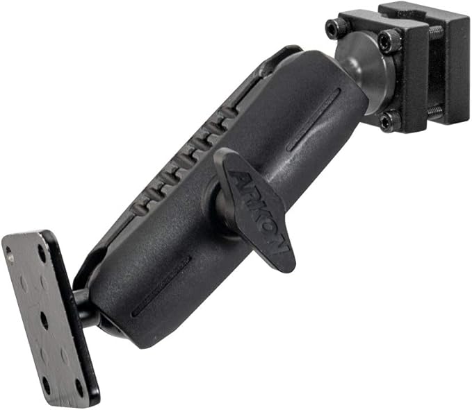 ARKON Mounts Robust Car Headrest Mount Pedestal with 4-Hole AMPS Head