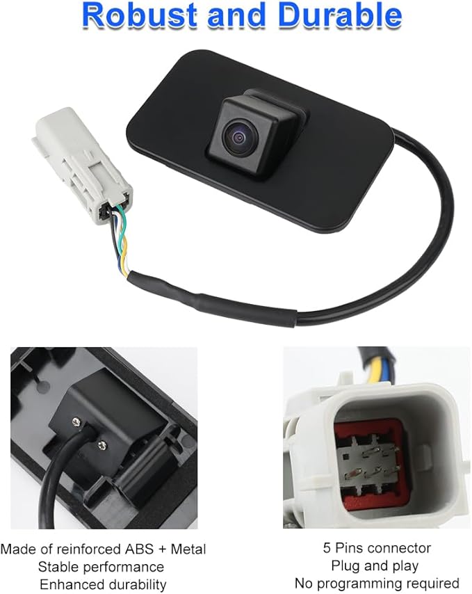JDMON Backup Camera Replacement for Cadillac Escalade ESV Chevy Suburban Tahoe GMC Yukon XL 2015-2020 Reverse Rear Park Assist Camera Replacement for 23378804 23404613 23432248