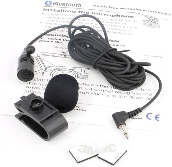 Xtenzi Car Audio 3 Pcs Set XT3302 GPS Mic and Wire Harness Compatible with Pioneer SPH-DA210 DA110 DA100