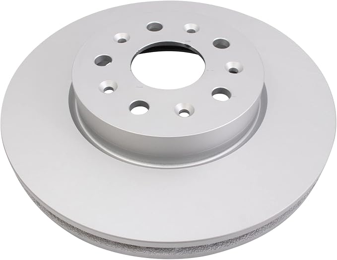 TRQ Front Brake Rotor Set G Coated Vented Compatible with 2014-2019 Cadillac CTS 2020-2023 CT5 2016-2022 Chevrolet Camaro