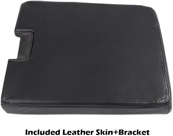 ANDPLAY Center Console Lid with Latch Compatible with 2007-2013 Chevy Suburban 1500 & Suburban 2500 Fit 2007-2013 Yukon,Yukon XL 1500,Yukon XL 2500 Black