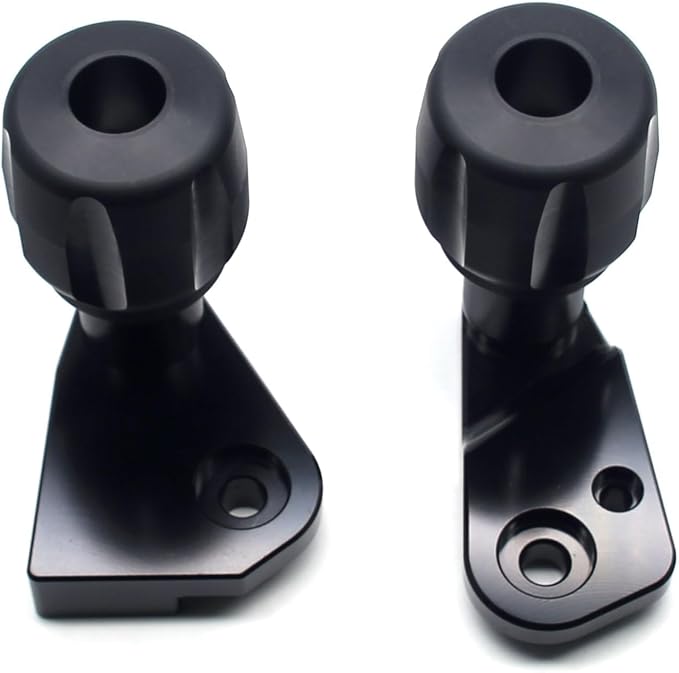 MZS Motorcycle Frame Sliders, Falling Crash Protector Guards No Cut Kits Black Compatible with GSXR 1000 GSXR1000 2017-2025 / GSXR 1000R GSXR1000R 2017-2025