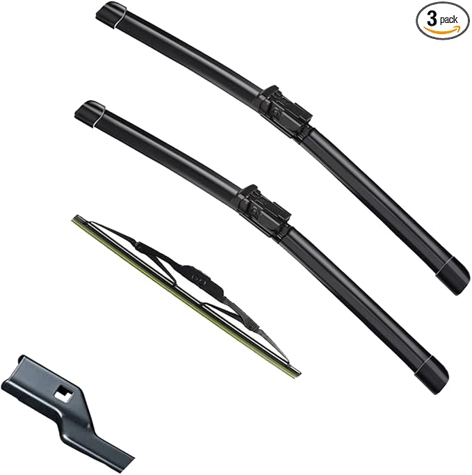 3 wiper blades Replacement for 2010 2011 2012 2013 2014 2015 2016 2017 GMC Terrain Chevrolet Equinox Windshield Wiper Blades Original Equipment - 24"/17"/13" (Set of 3) Top Lock