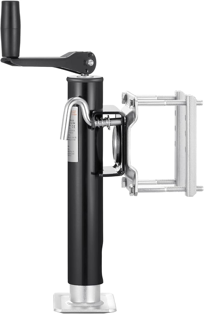 VEVOR Heavy Duty Trailer Jack, 2000 lbs Load Capacity, 10" Swivel Lift for RV, Horse, Utility & Yacht Trailers