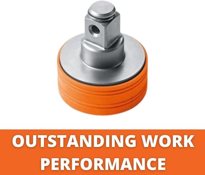 Fein QuickIn Socket Adapter for Seamless, Fast Accessory Changes - Compatible with Cordless Drill/Drivers with QuickIn/QuickIn Max Interface, Connects 1/2" Square Sockets - 64203002010