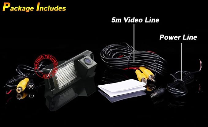 HD Backup Camera for Car, Waterproof Rear-view License Plate Car Rear Reverse Parking Camera, for Hyundai I30 Veloster i20 i10 Solaris/Genesis Coupe/Kia Soul ceed/Kia Picanto/Niro/Rohens Coupe Tiburon