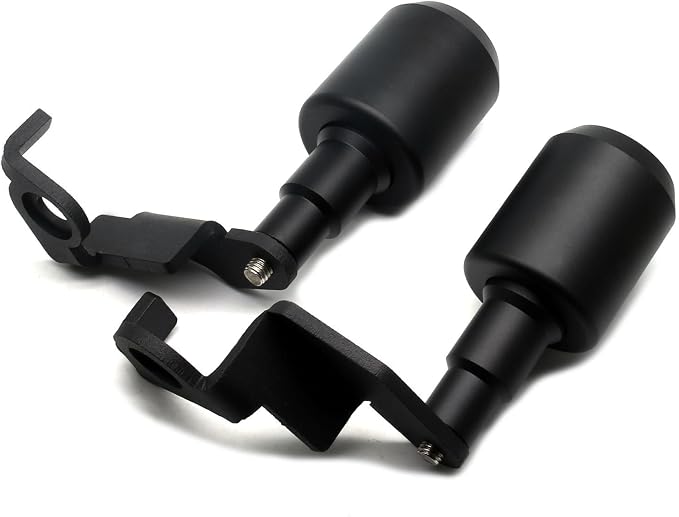 MZS Motorcycle Frame Sliders, Falling Crash Protector Guards No Cut Kits Black Compatible with CBR1000RR CBR 1000RR 2017 2018 2019 2020