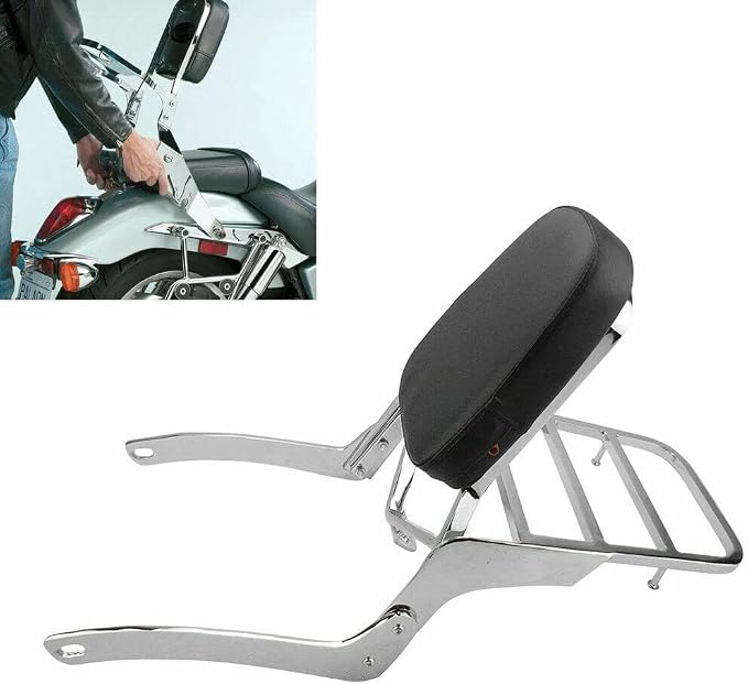 Popular Sissy Bar Backrest Fit For Yamaha Virago XV 250 XV 125 1989-2019, Yamaha XV250 Yamaha XV125 Back Rest