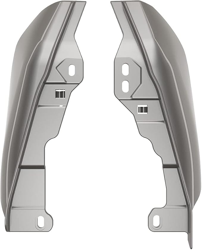 Advanblack 2024 RG Mid Frame Air Deflectors Compatible for Harley Touring Street Glide, Road King, Electra Glide, 2009-2025(Pewter Pearl)