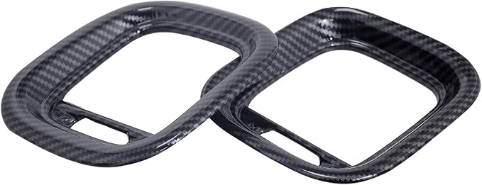 for Dodge Charger 2015-2023 Interior Accessories Air Vent Cover AC Outlet Cover Trim kit ABS Carbon Fiber