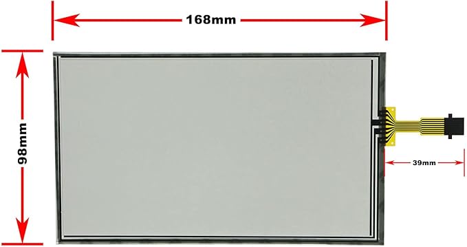 Navigation Touch Screen Digitizer Fit for Toyota Prius Camry Sienna Sequoia Tundra Venza 4Runner Avalon Radio Stereo JBL LCD Display Monitor 7.0-inch GPS NAV Head Unit Dash Glass Panel Fixed GZTAUTO