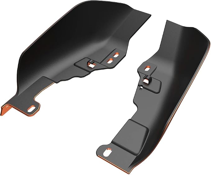 Advanblack 2024 RG Mid Frame Air Deflectors Compatible for Harley Touring Street Glide, Road King, Electra Glide, 2009-2025(Amber Whisky)