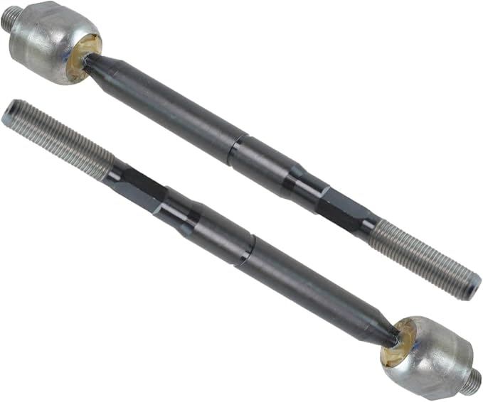 TRQ Front Inner Tie Rod Set 2 Piece Compatible with 2007-2008 Toyota Yaris