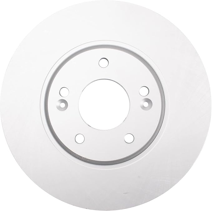 TRQ Front Brake Rotor Set G Coated Vented Compatible with 2006-2017 Hyundai Sonata Tucson Veloster 2010-2018 Kia Forte Forte Koup Forte5 Optima Sportage