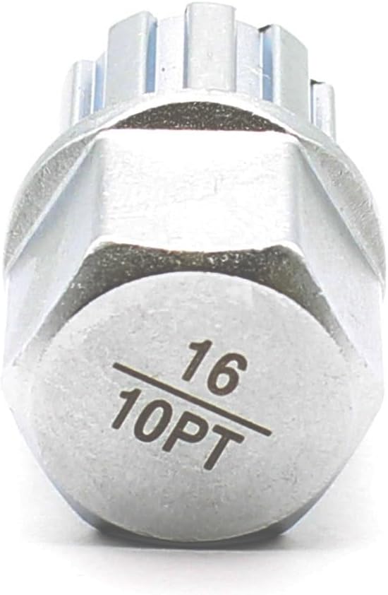 TMAX 16/10Pt Wheel Lock Nut Screw Removal Key Anti-Theft Lugnut Socket S3054 for BMW Vehicles