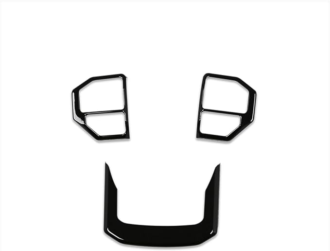 Beautost Fit for Toyota New Land Cruiser LC250 2024 2025 2026 Wheel Steering Trim Panel Cover Trims (Piano Black)