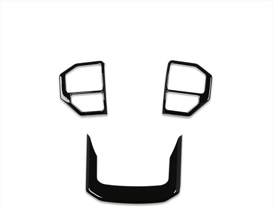 Beautost Fit for Toyota New Land Cruiser LC250 2024 2025 2026 Wheel Steering Trim Panel Cover Trims (Piano Black)