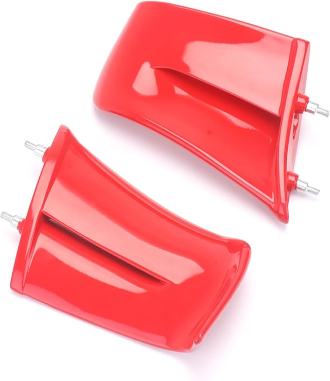for Panigale Accessories Motorcycle Fairing Wind Fin Air Deflector Red Side Spoiler Wing for Ducati Panigale V4 V4S 2022-2024, Motorcycle Body Work Fairing Kits (Glossy Red)