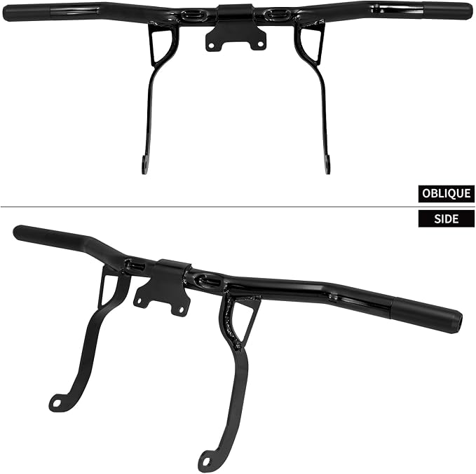 Motorcycle Crash Bar Engine Guard Highway Crash Bar Fit for Harley Touring Street Glide Road Glide Road King Electra Glide Ultra (B- Engine Guard for 14-23 Touring)