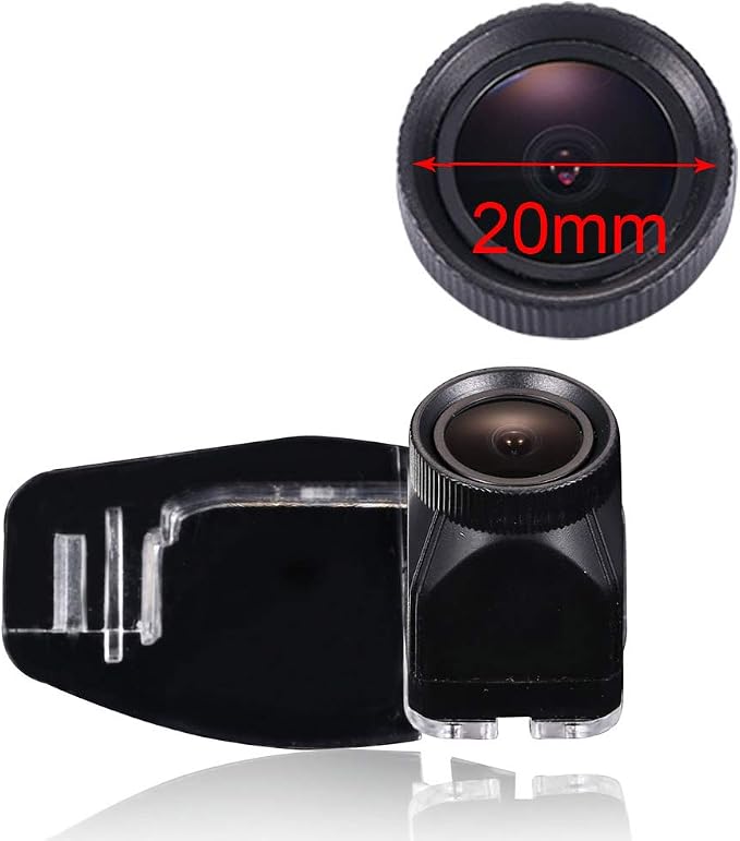 HD IP68 1280Pixels 20MM Lens Auto Vehicle Car Van 170° Wide Angle License Plate Light Rear View Reversing Backup Camera Parking Aids System Compatible with Honda Accord/Pilot/Civic EK/Odyssry/CRV