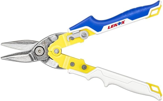 LENOX TOOLS Pliers, Straight Avitation Snips, With Durable Grip (LXHT14340)