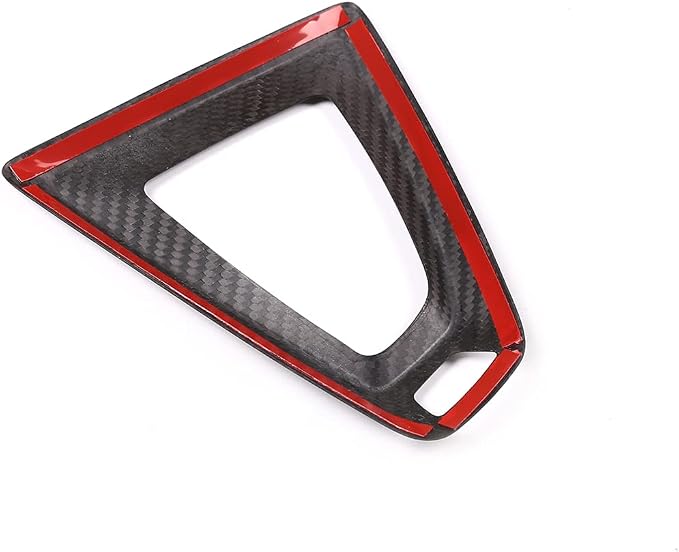 Fit for BMW F80 F82 M3 M4 2014 to 2019 Center Console Gearbox Decorative Panel Frame, Real Carbon Fiber Interior Accessories Gear Lever Panel Base Cover (LHD - Black Carbon)