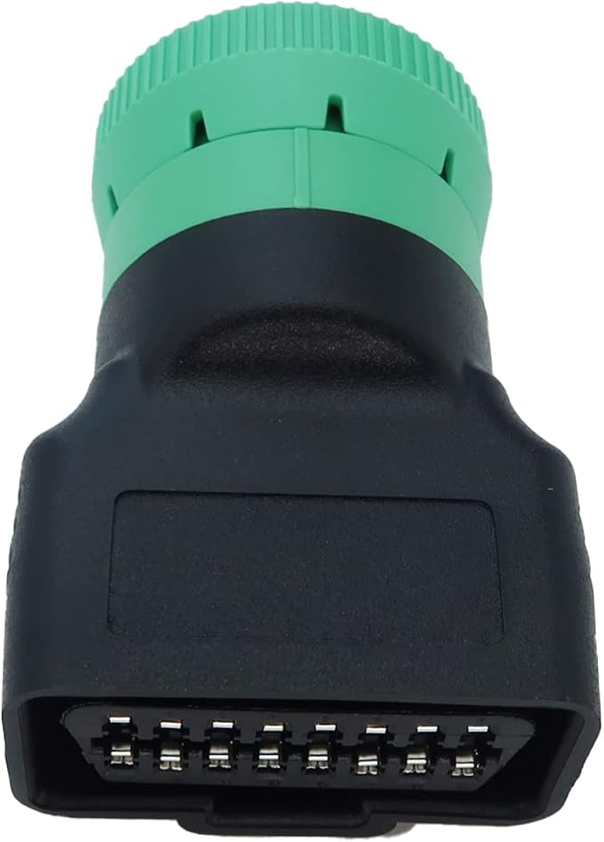Type 2 Green 9pin J1939 Male to OBD2 Female Adapter J1939 - J1962 9pin-16pin Adapter (J1939 Type2 (Green))