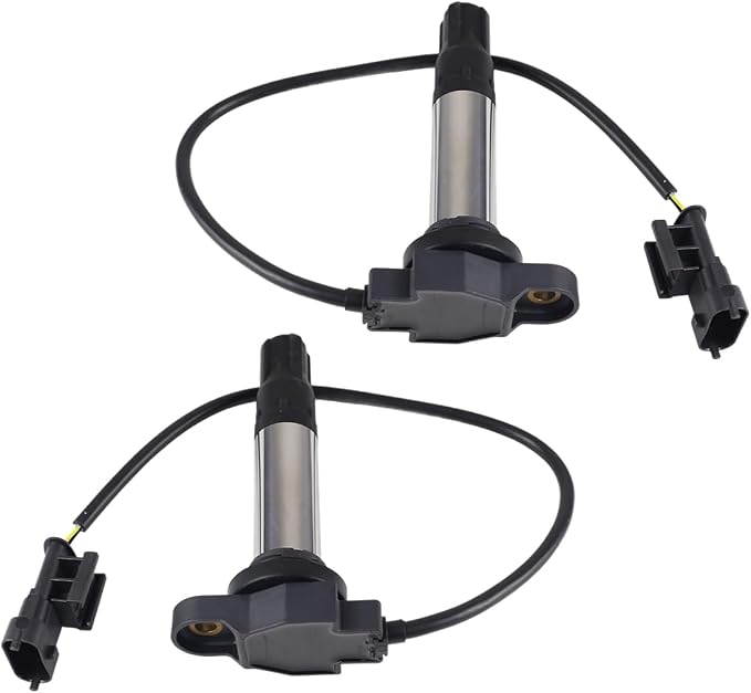 2 PCS Ignition Coils Compatible with Ducati Ducati 848 EVO 1198 1198S 1198SP Streetfighter 848 Hypermotard 1100 EVO, Replace 38010144B, 78417001