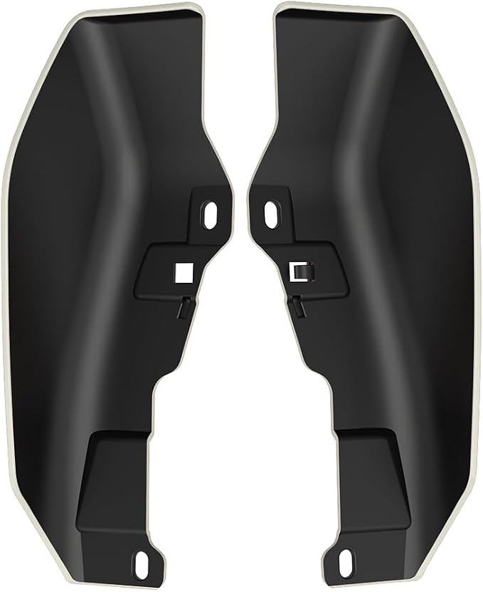 Color - Matched Mid Frame Air Deflectors Heat Shield, Perfectly Fit for Harley Touring Models 2009-2026 Golden White Pearl