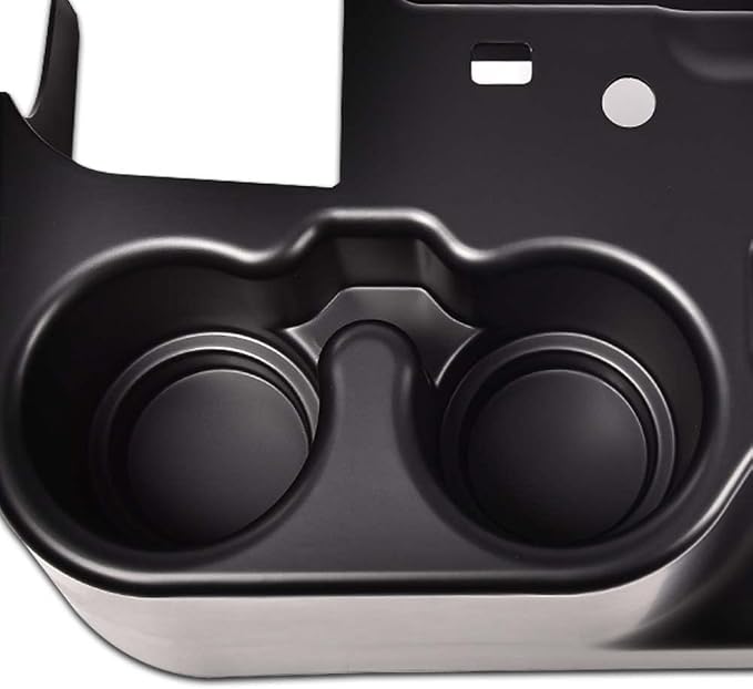 ANDPLAY Center Console Cup Holder Compatible with Ford F250 F350 F450 F550 1999 2000 2001 Super Duty Truck Black