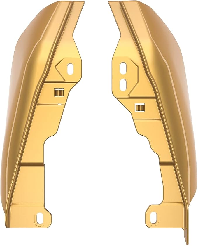 Advanblack 2024 RG Mid Frame Air Deflectors Compatible for Harley Touring Street Glide, Road King, Electra Glide, 2009-2025(Black Hills Gold)