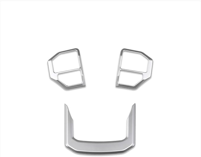 Beautost Fit for Toyota New Land Cruiser LC250 2024 2025 2026 Wheel Steering Trim Panel Cover Trims (Matt Silver)