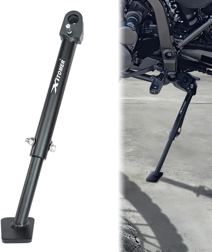 Xitomer Adjustable Kickstand Fit for 2025 KLX300 2024 KLX 300 2026 Side Stand 3 inch Adjustable Motorcycle Kickstand