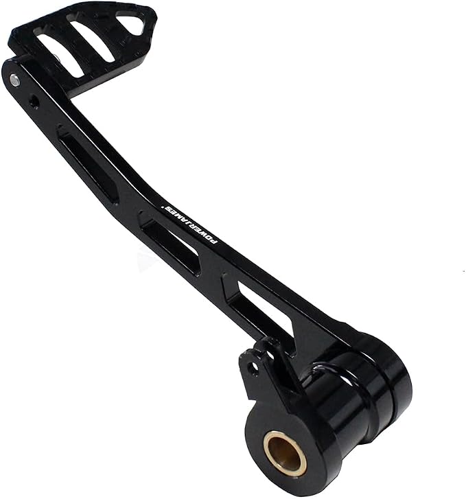 POWER JAMES CNC 10.2" Long Black Foot Brake Clutch Shift Lever & Footpeg Fits for Harley Davidson 2014-25 Street Glide Road Glide FLHX FLTR (Black)