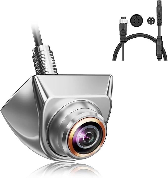 GreenYi AHD 720P Backup Camera + 4Pin Male to M12 Aviation Female Converter Cable