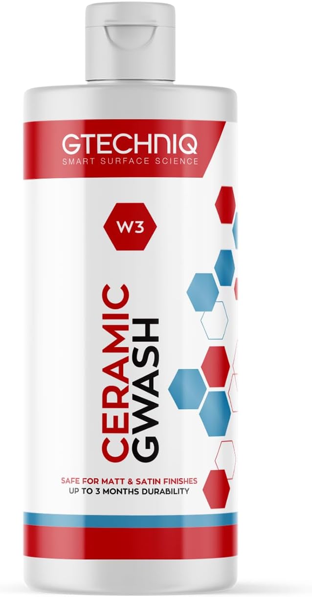 Gtechniq Car Shampoo, 2-in-1 Ceramic GWash and Hydrophobic Coating for Car Cleaning, 17 fl oz