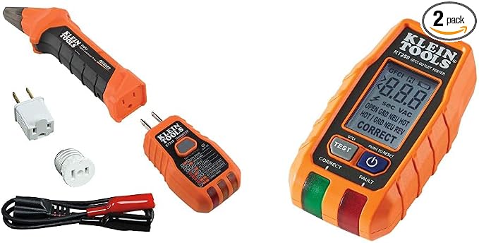 Klein Tools Circuit Breaker Finder Tool Kit with GFCI Outlet Tester (2-Piece)