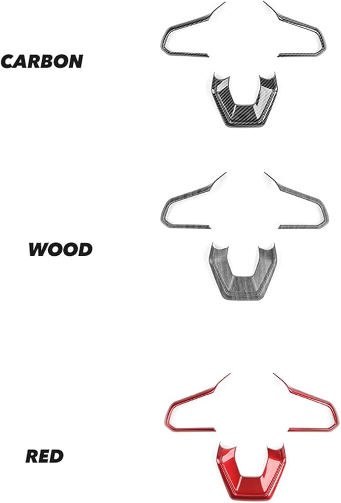 Premium Car Steering Wheel Handle Frame Cover, Compatible with Chevy Equinox 2025-2026 Accessories– Anti-Slip, Universal Fit, Easy Install & Luxury Upgrade Accessories (Wood Grain)