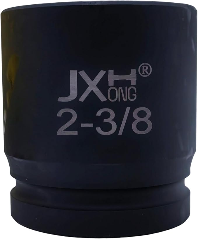 1-1/2" Drive Impact Socket, 6-Point, Heat Treated Cr-Mo Steel – Heavy Duty for Hydraulic Impact Wrench (2-3/8")